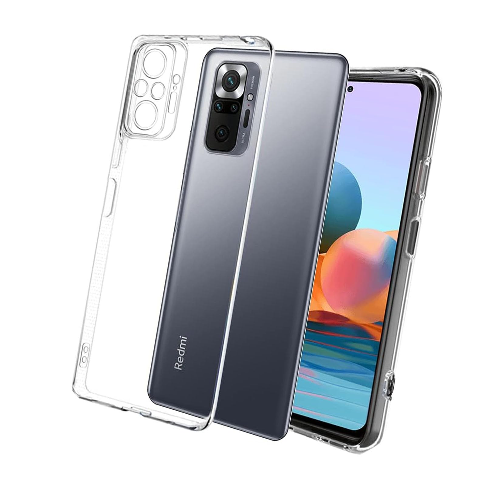 Redmi note 10pro 本体のみ 画面カバー1枚付き(ケースセット) Amazon